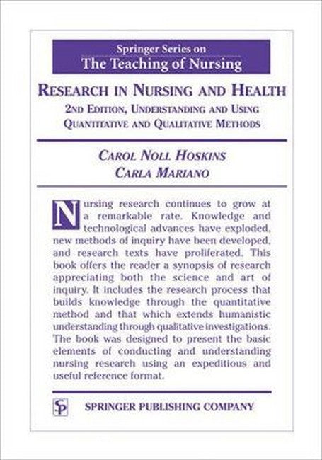 Research in Nursing and Health 2/e