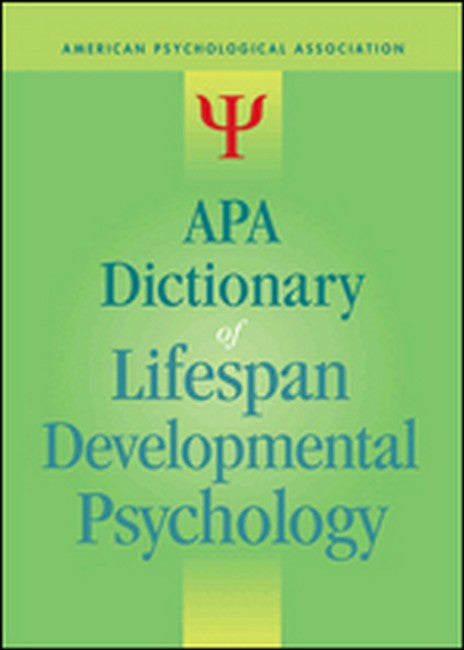 APA Dictionary of Lifespan Developmental Psychology