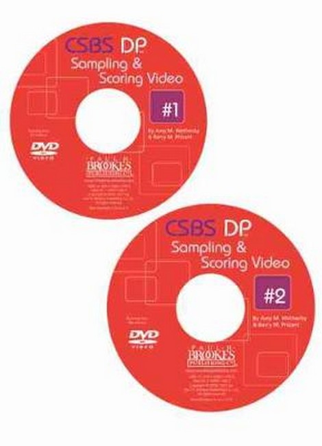 CSBS DP (TM) Sampling and Scoring Videos 1 & 2 on DVD